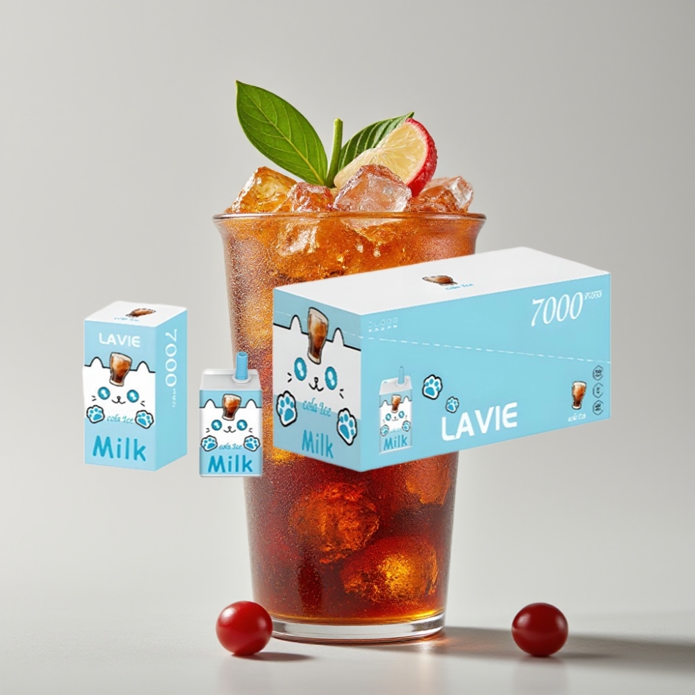 LAVIE Milk 7000 Puffs Disposable Vape Cola Ice 16ML Type C Rechargeable
