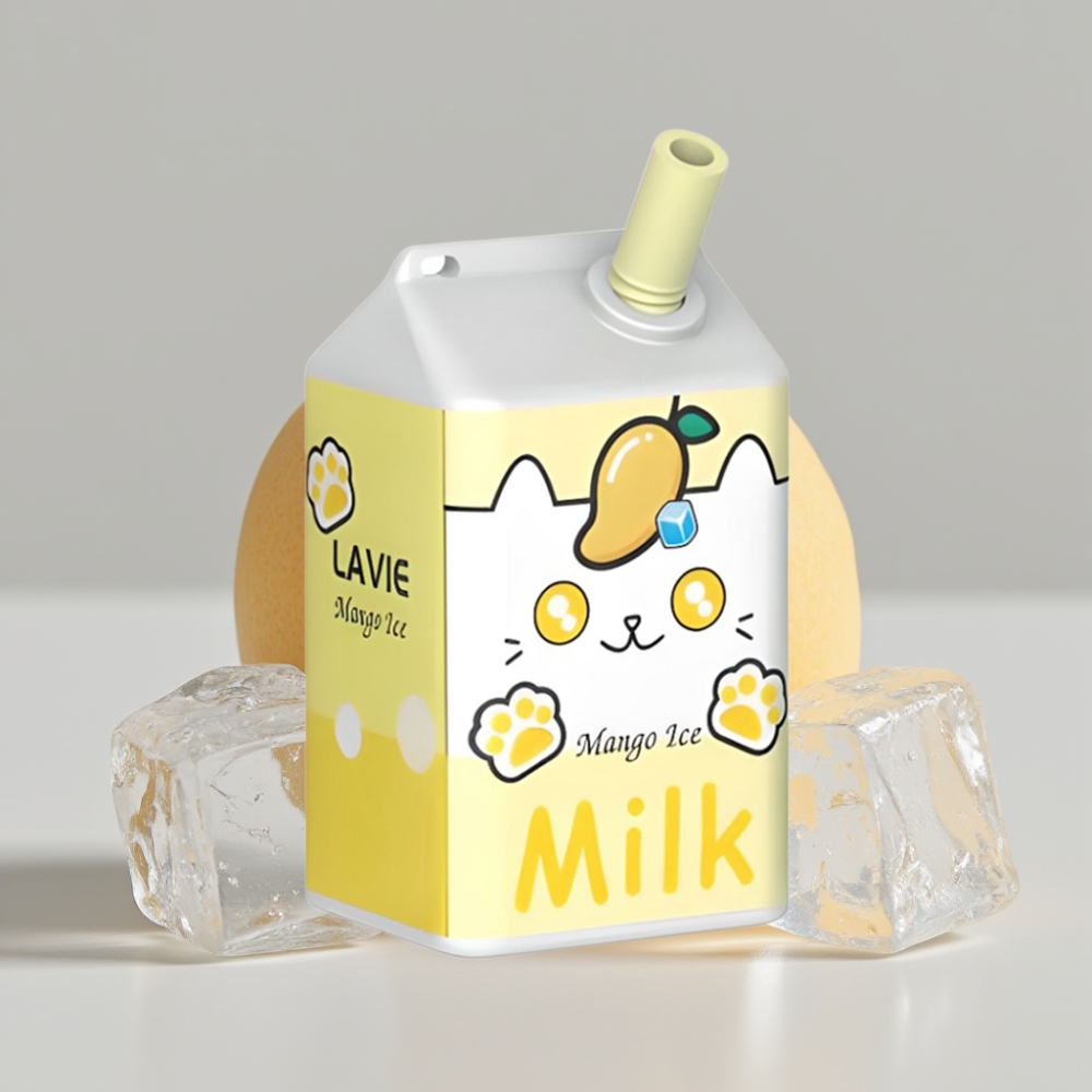 LAVIE Milk 7000 Puffs Disposable Vape Mango Ice 16ML Rechargeable