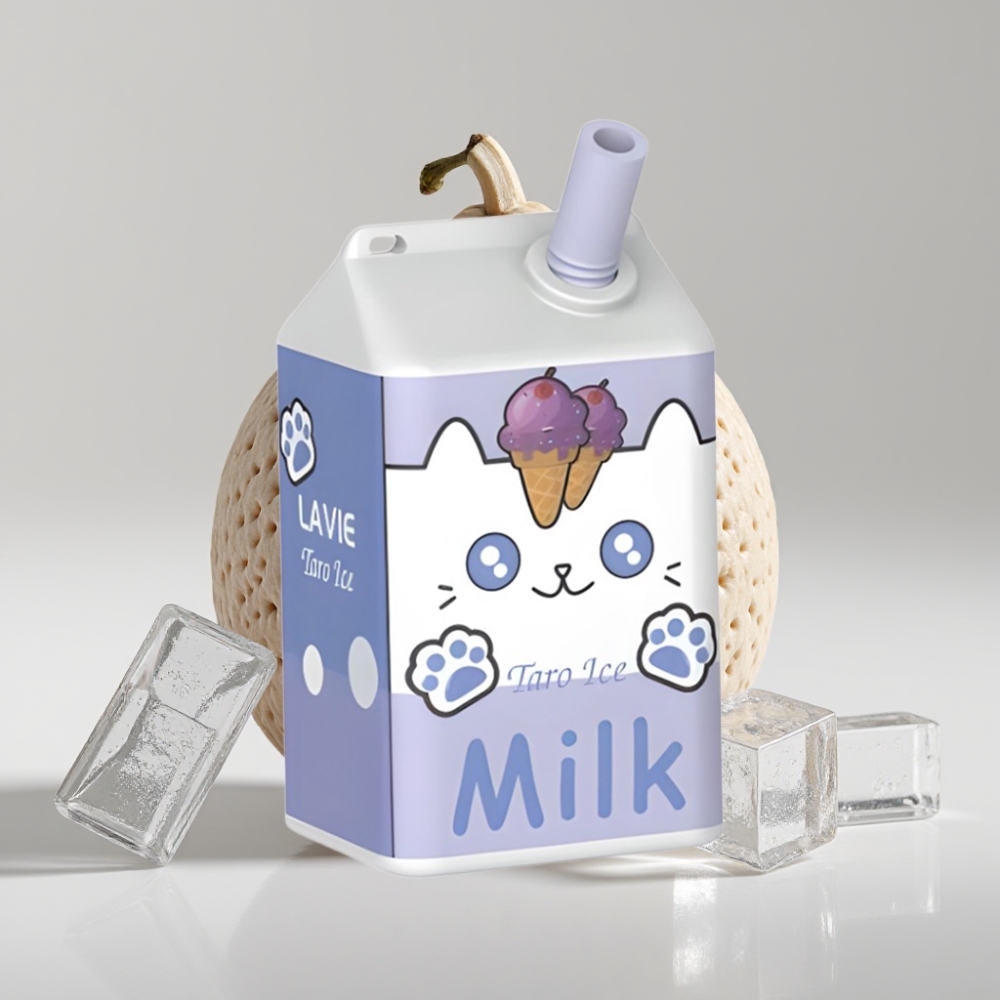 LAVIE Milk 7000 Puffs Taro Ice Disposable Vape 16ML Type C Rechargeable