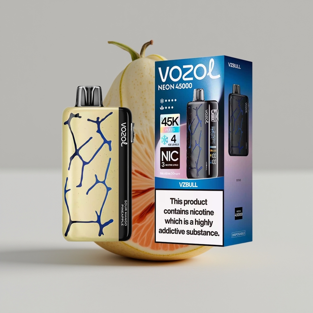 Vozol Neon 45K 45000 Puffs Adjustable Ice & Airflow Disposable Vape VZbull