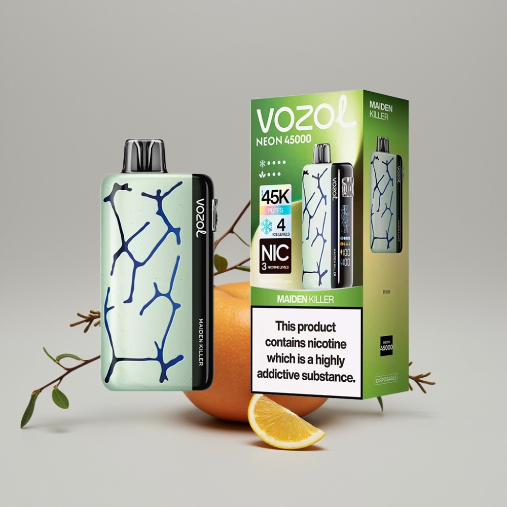 Vozol Neon 45K 45000 Puffs Adjustable Ice Airflow Maiden Killer Disposable Vape