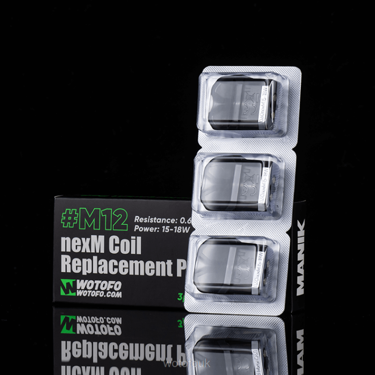 N2JLX57 - WOTOFO vape review Wotofo MANIK MINI REPLACEMENT POD M11 PARALLEL COIL BUILT-IN 3PCS
